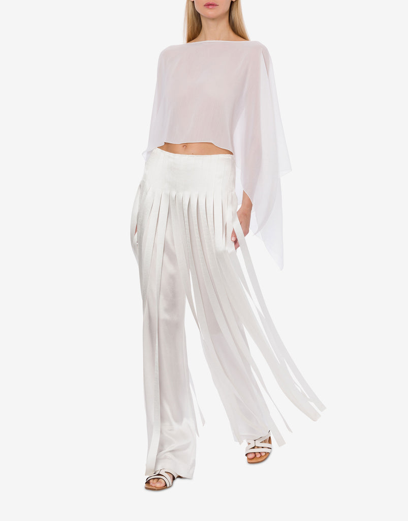 Soft Trouser with Fringes