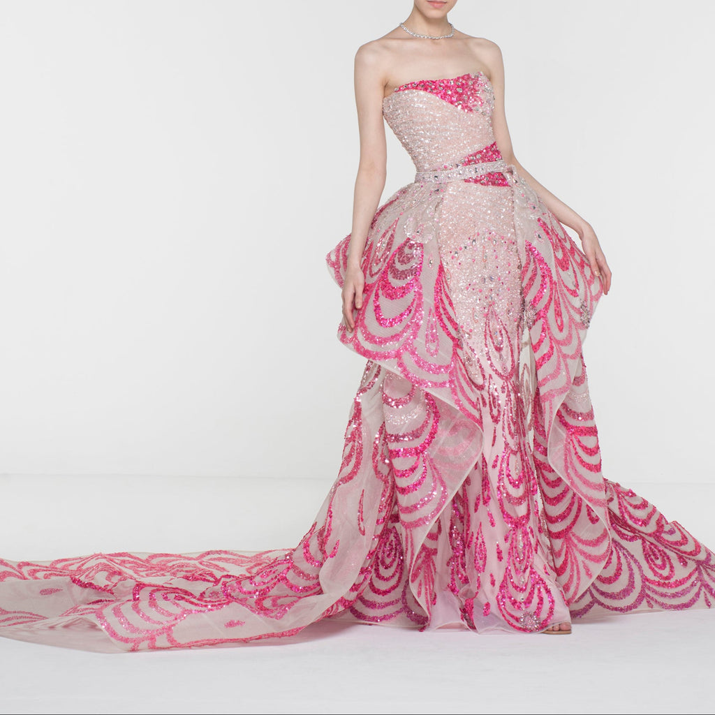 Blush Majesty Embellished Gown