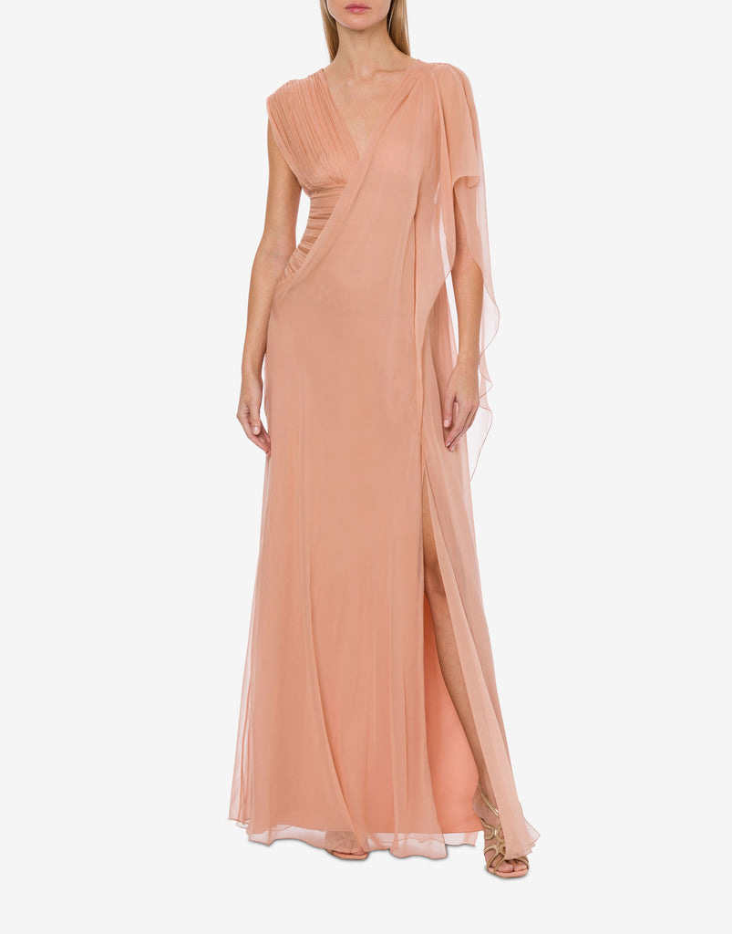 Dress In Organic Silk Chiffon