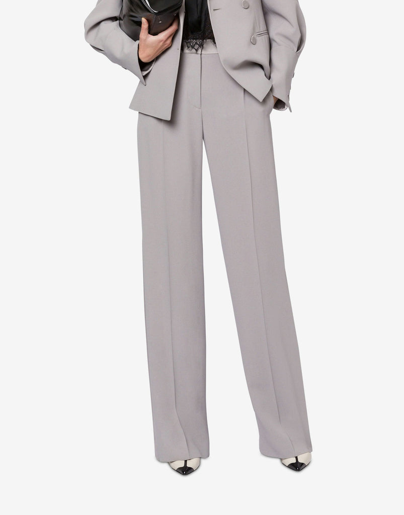 Grey Enver Satin Trouser