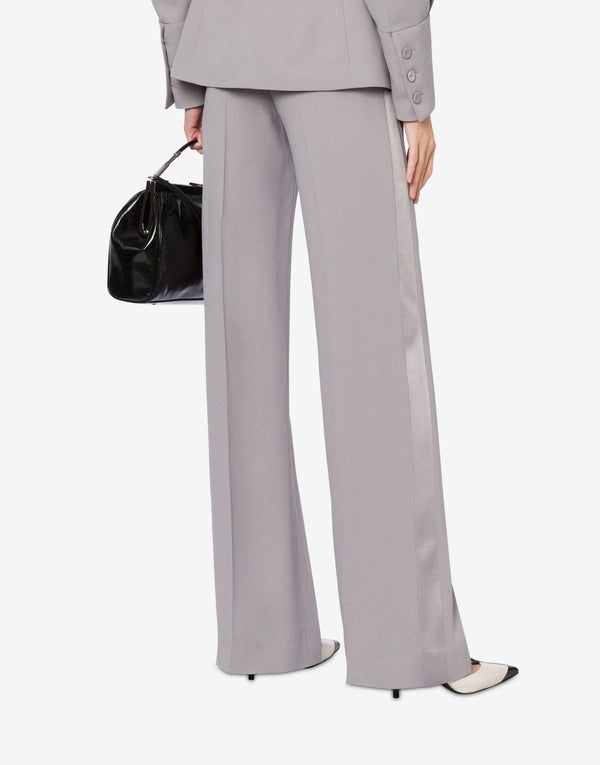 Grey Enver Satin Trouser