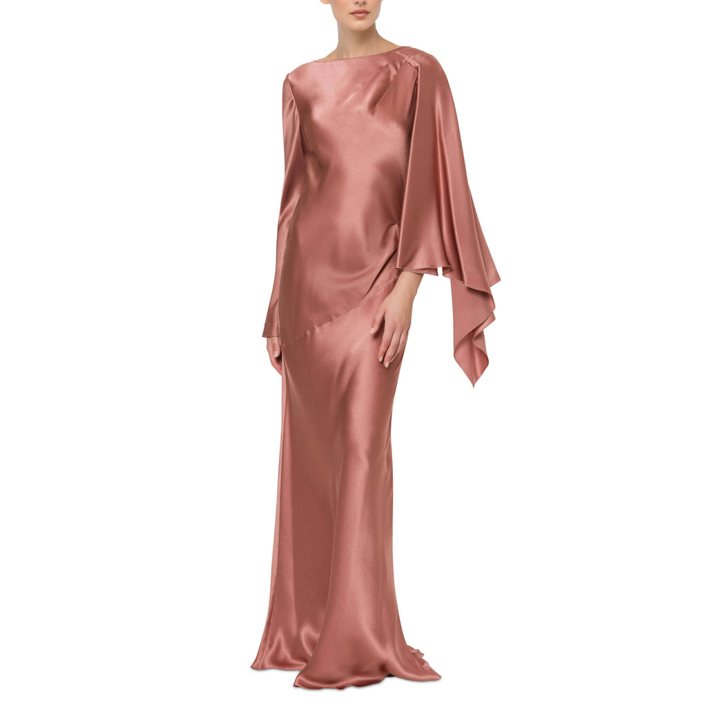 Satin Long Dress