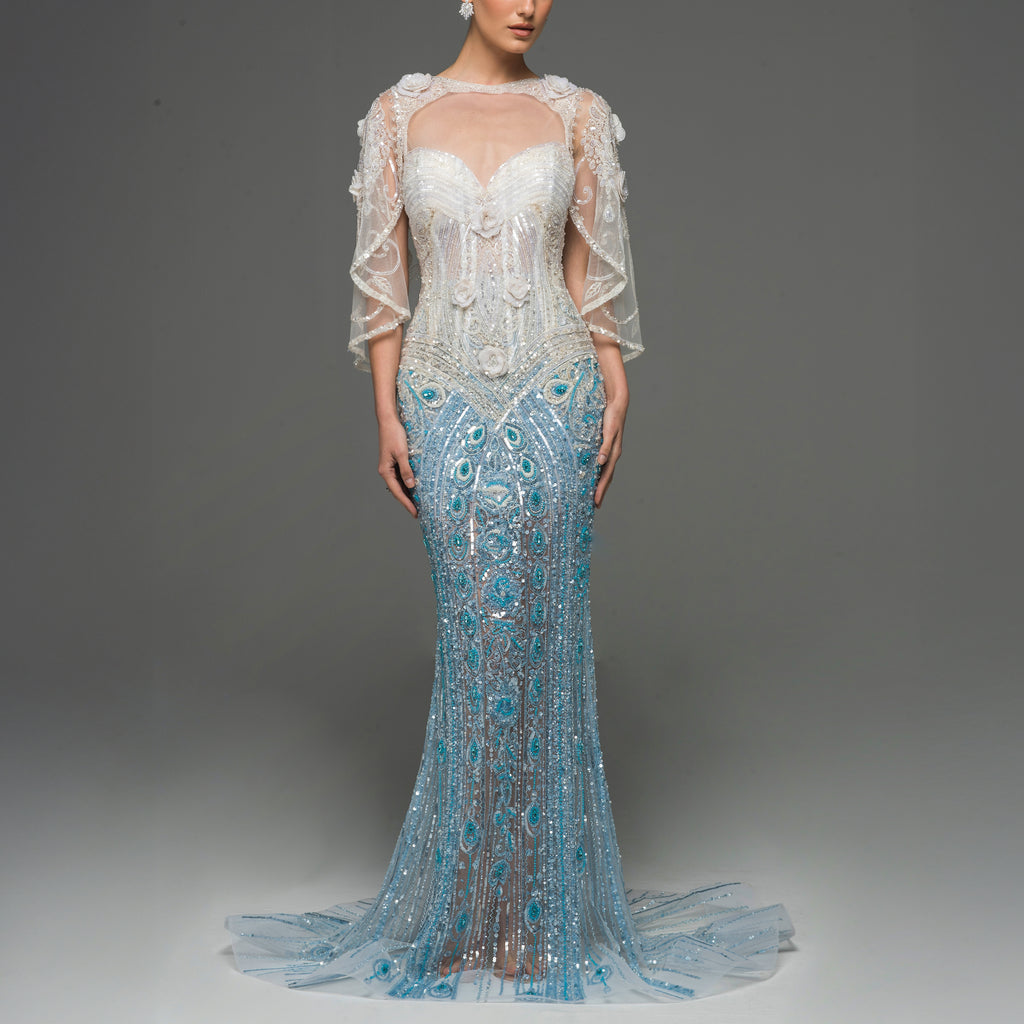 Cristalline Long Couture Dress