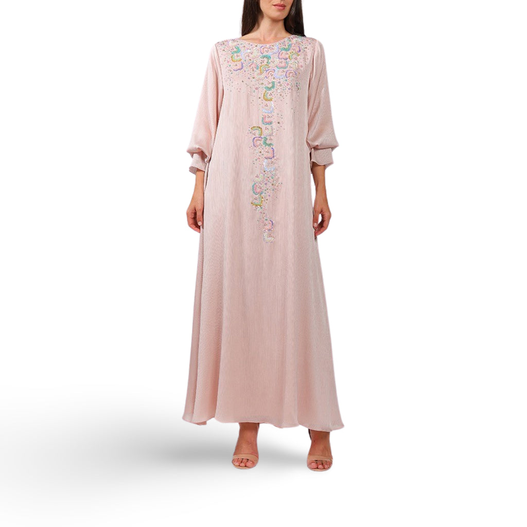 Textured Crepe Kaftan