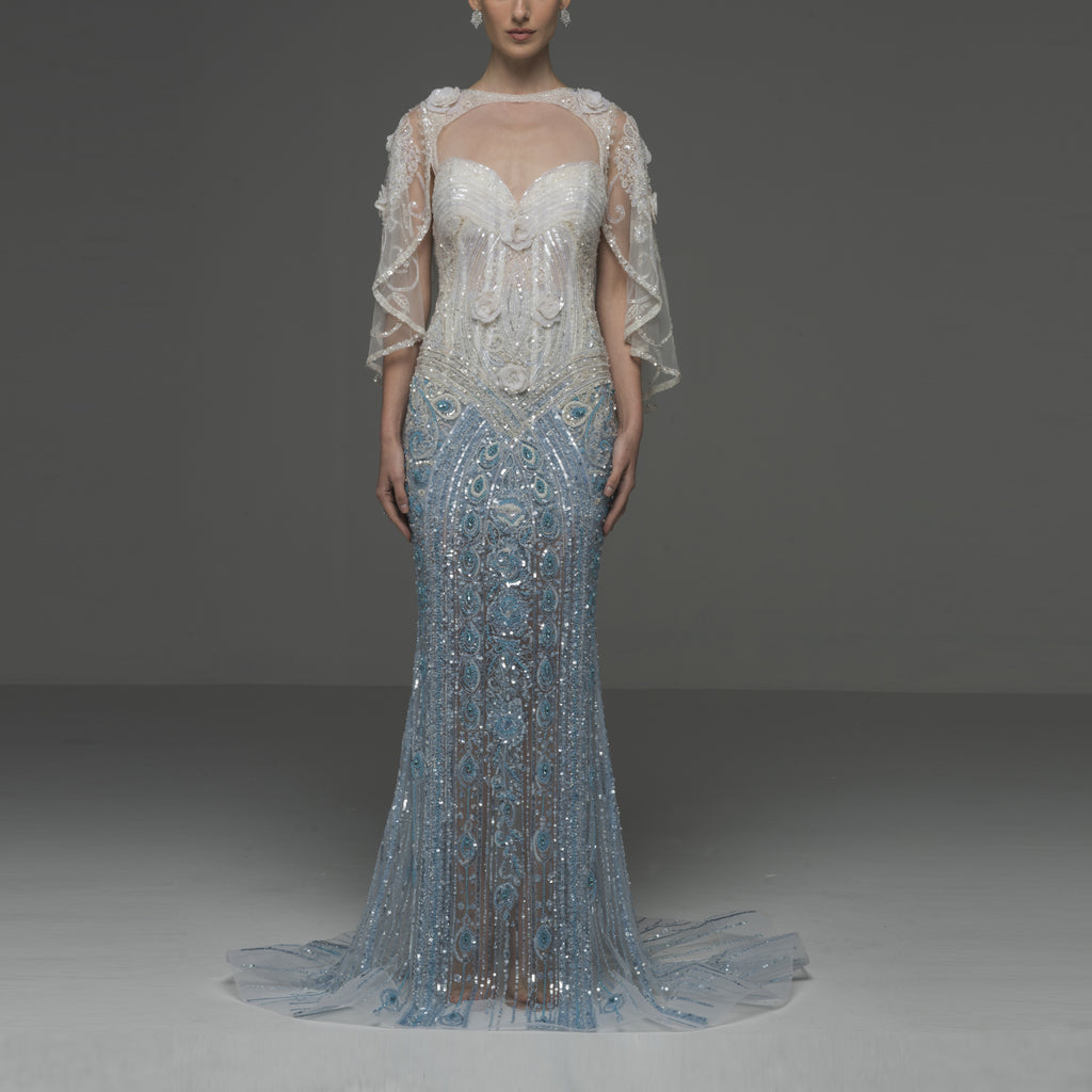 CRISTALLINE LONG COUTURE DRESS