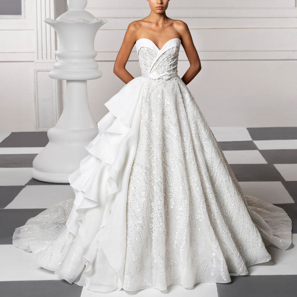 Fully Embellished Sweetheart Ballgown by Tony Ward