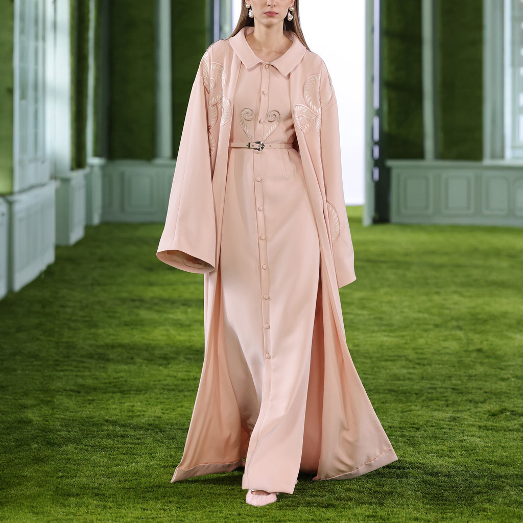 Robe-Like Crepe Kaftan