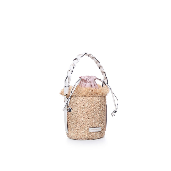 Coccinelle Braided Handle Straw Bucket Bag - Farfetch