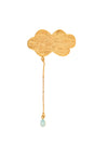 Molettee Cloud Gold Plated Brass Pin white, 10 DECOART - elilhaam.com