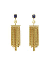 Fringe Earrings blue lapis, ISHARYA - elilhaam.com