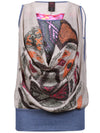 Kitted Multi-Print Top